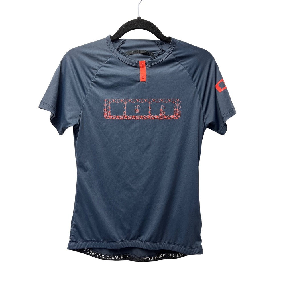 ION Traze Cycling MTB Jersey Shirt Women's S Blue Athletic Technical Performance